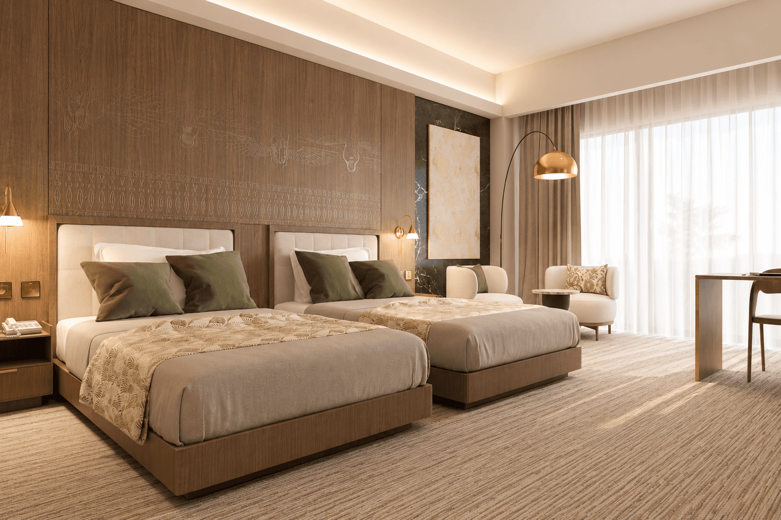 El Farida Hotel Room thumbnail 2