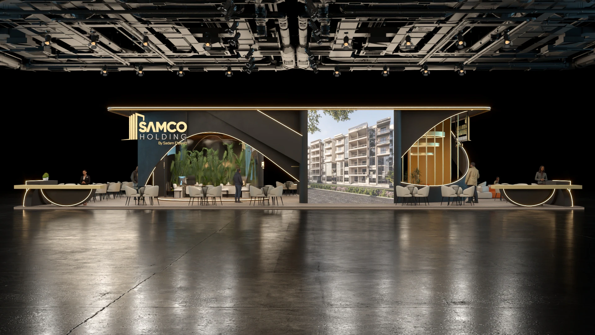 SAMCO Holding Booth hero image